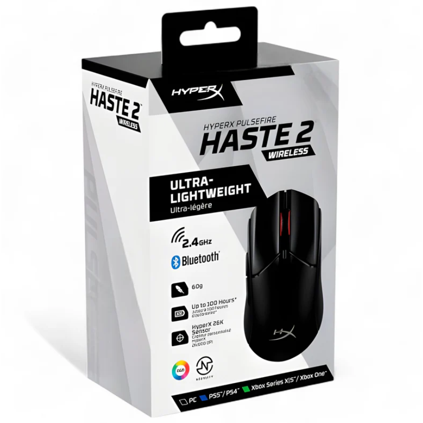 HyperX Pulsefire Haste 2 Wireless (Black)